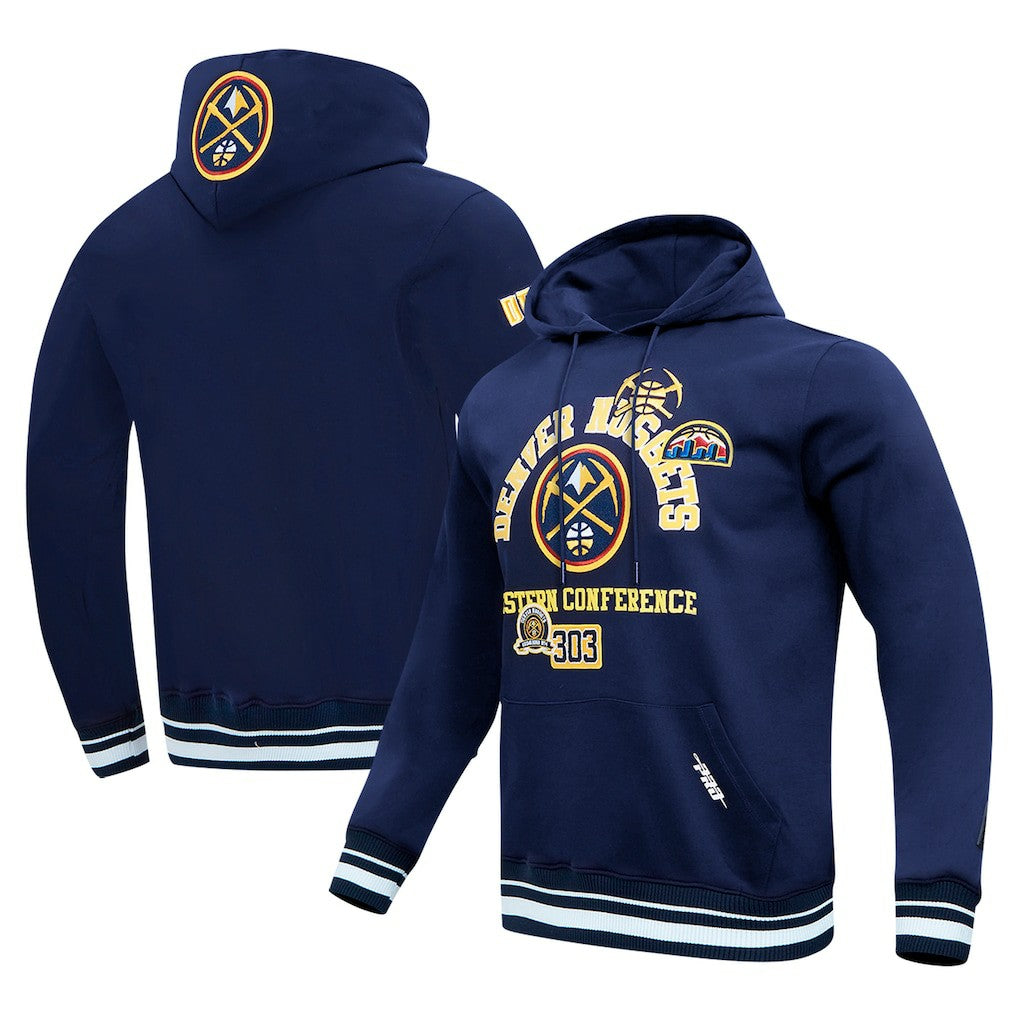 Navy Denver Nuggets Pro Standard Area Code Pullover Hoodie sale | NBA