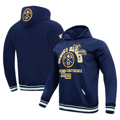 Navy Denver Nuggets Pro Standard Area Code Pullover Hoodie sale | NBA