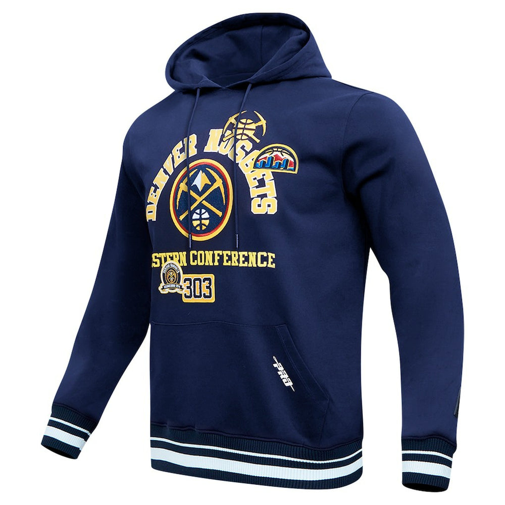 Navy Denver Nuggets Pro Standard Area Code Pullover Hoodie sale | NBA