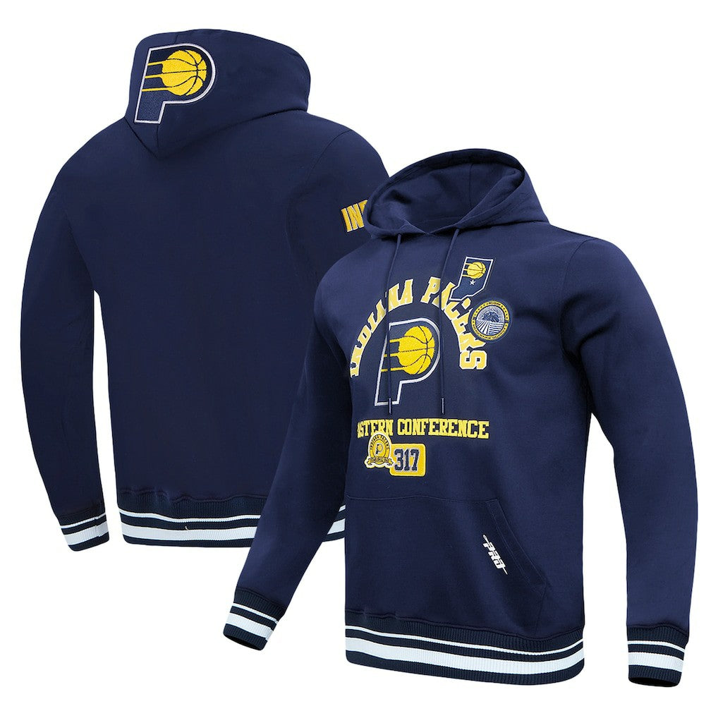 Navy Indiana Pacers Pro Standard Area Code Pullover Hoodie | NBA