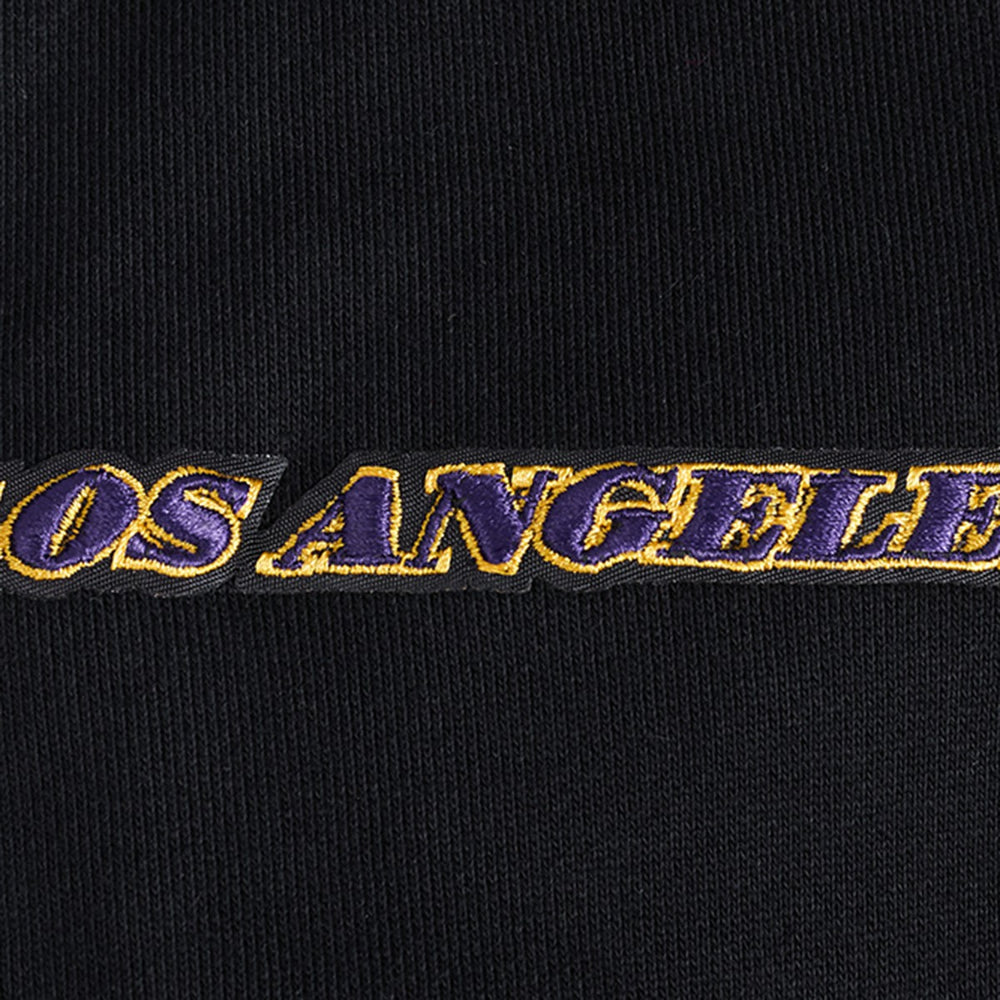Black Los Angeles Lakers Pro Standard Area Code Pullover Hoodie | NBA