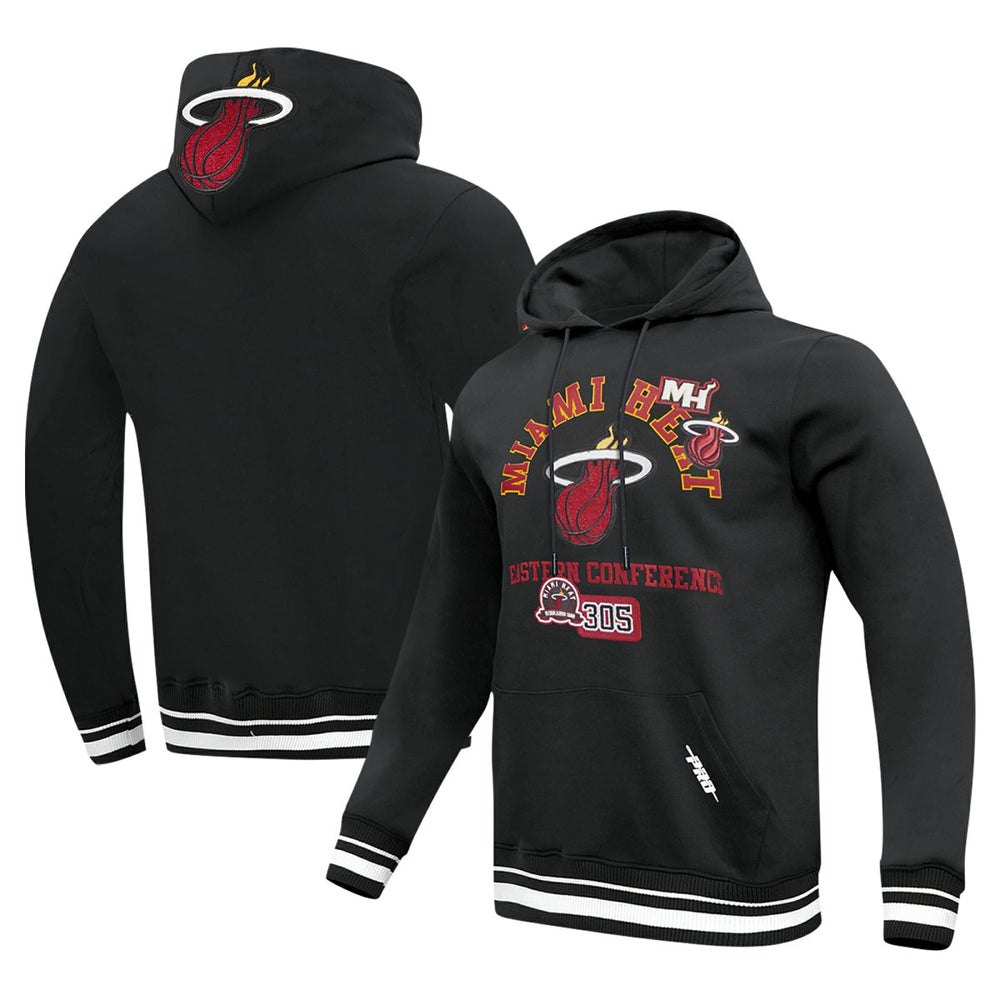 Black Miami Heat Pro Standard Area Code Pullover Hoodie | NBA
