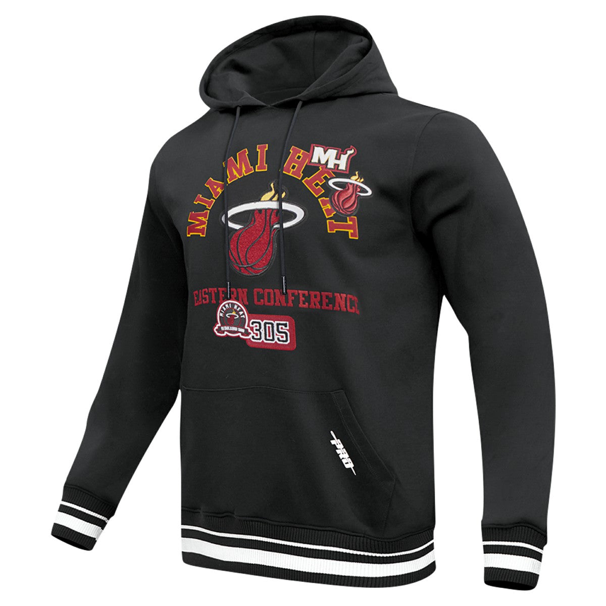 Black Miami Heat Pro Standard Area Code Pullover Hoodie | NBA