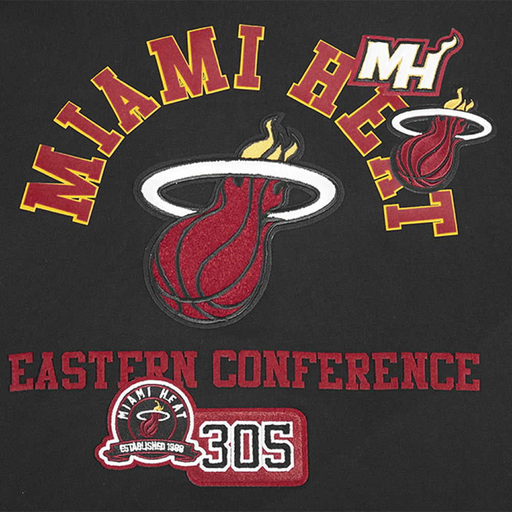 Black Miami Heat Pro Standard Area Code Pullover Hoodie | NBA