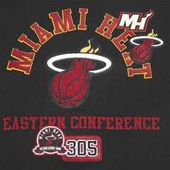Black Miami Heat Pro Standard Area Code Pullover Hoodie | NBA