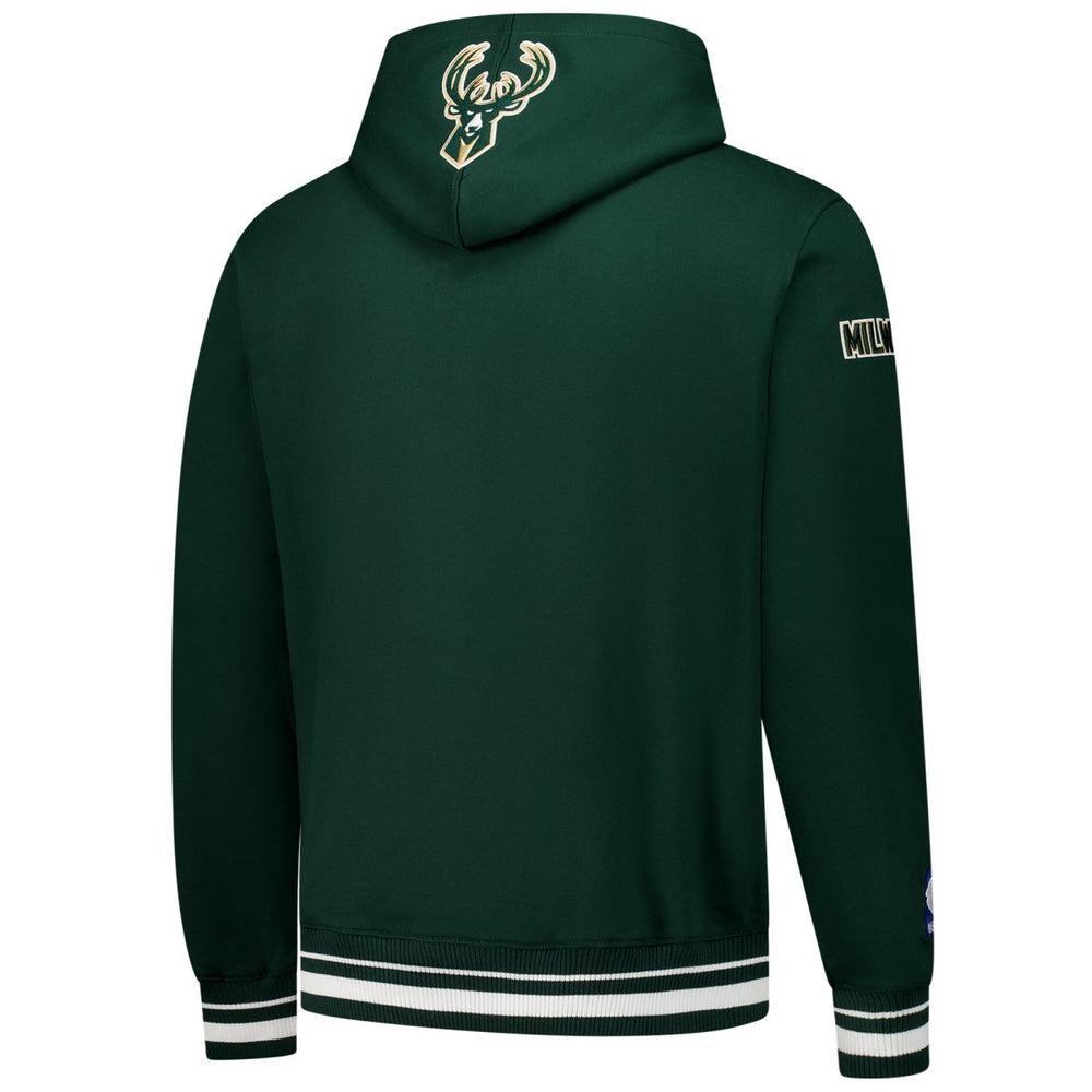 Hunter Green Milwaukee Bucks Pro Standard Area Code Pullover Hoodie | NBA