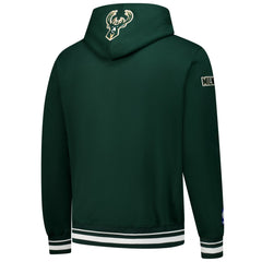Hunter Green Milwaukee Bucks Pro Standard Area Code Pullover Hoodie | NBA