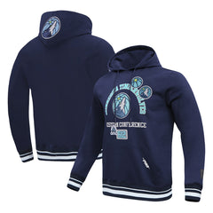 Navy Minnesota Timberwolves Pro Standard Area Code Pullover Hoodie | NBA
