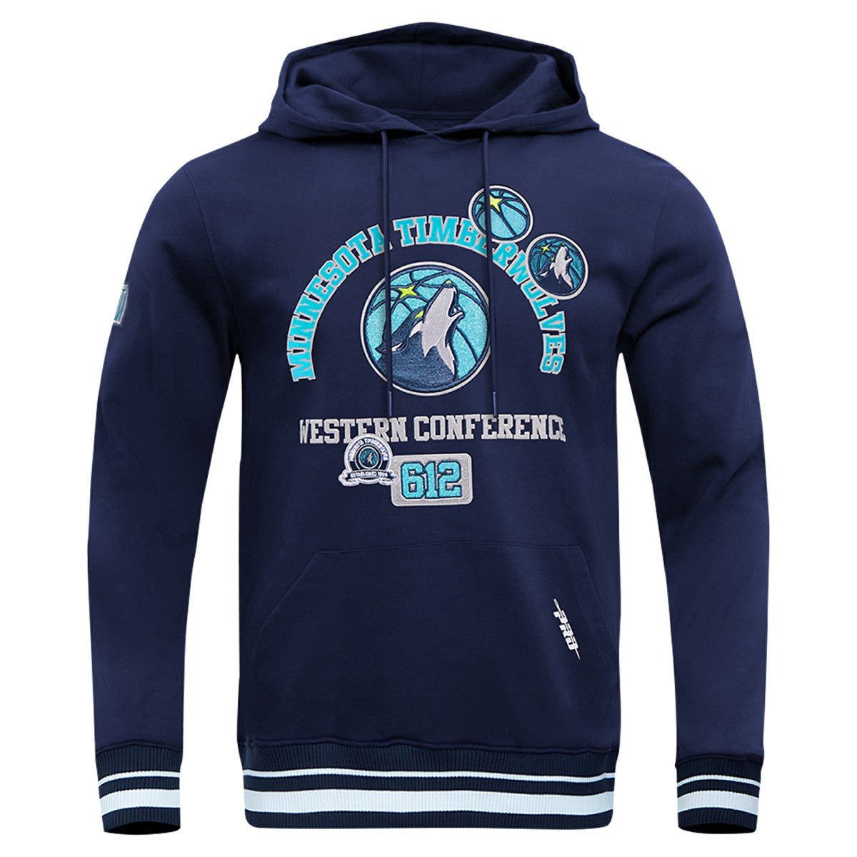 Navy Minnesota Timberwolves Pro Standard Area Code Pullover Hoodie | NBA