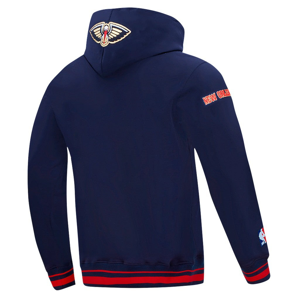 Navy New Orleans Pelicans Pro Standard Area Code Pullover Hoodie | NBA