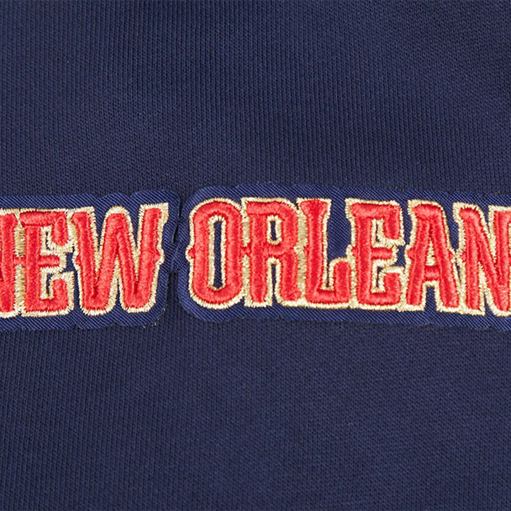 Navy New Orleans Pelicans Pro Standard Area Code Pullover Hoodie | NBA