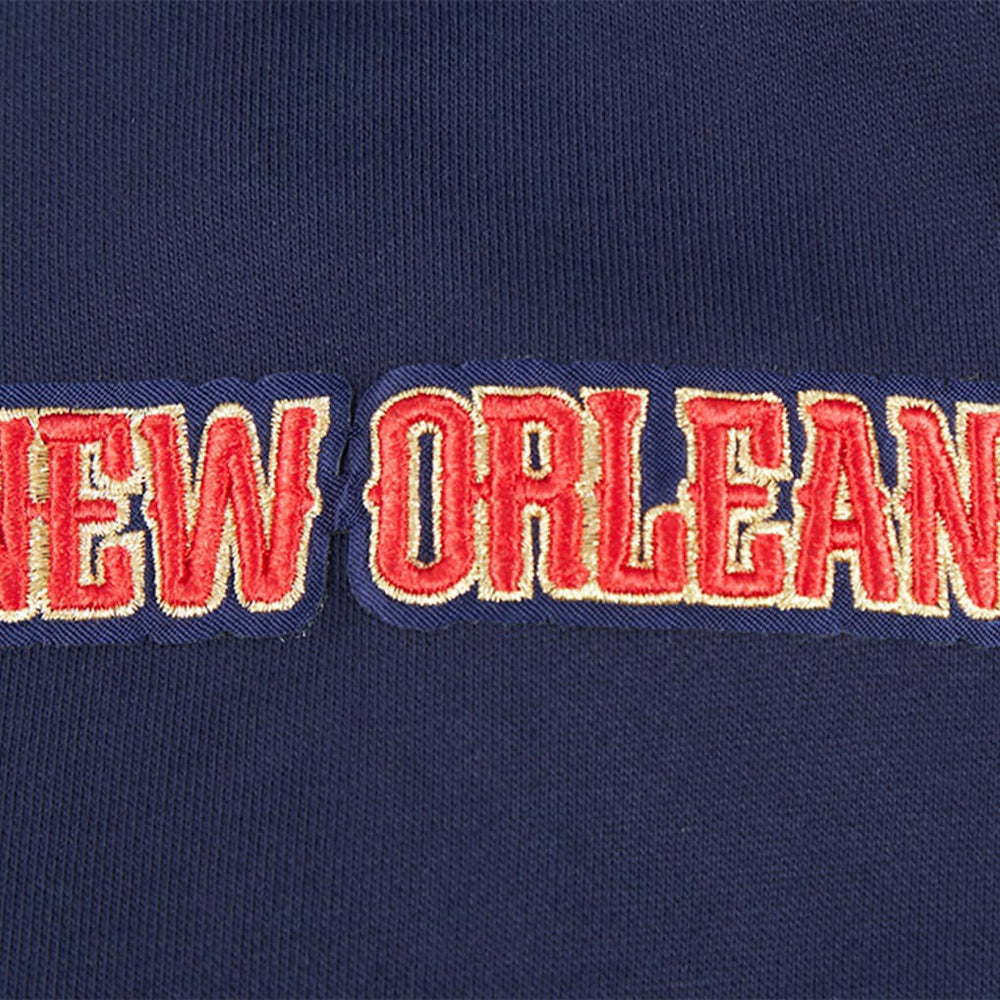 Navy New Orleans Pelicans Pro Standard Area Code Pullover Hoodie | NBA