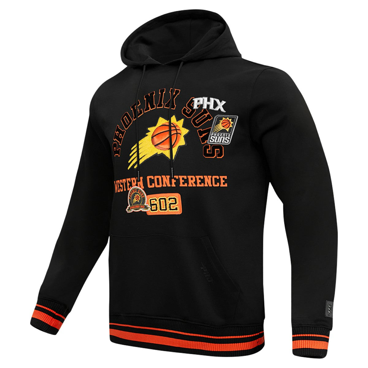 Black Phoenix Suns Pro Standard Area Code Pullover Hoodie | NBA