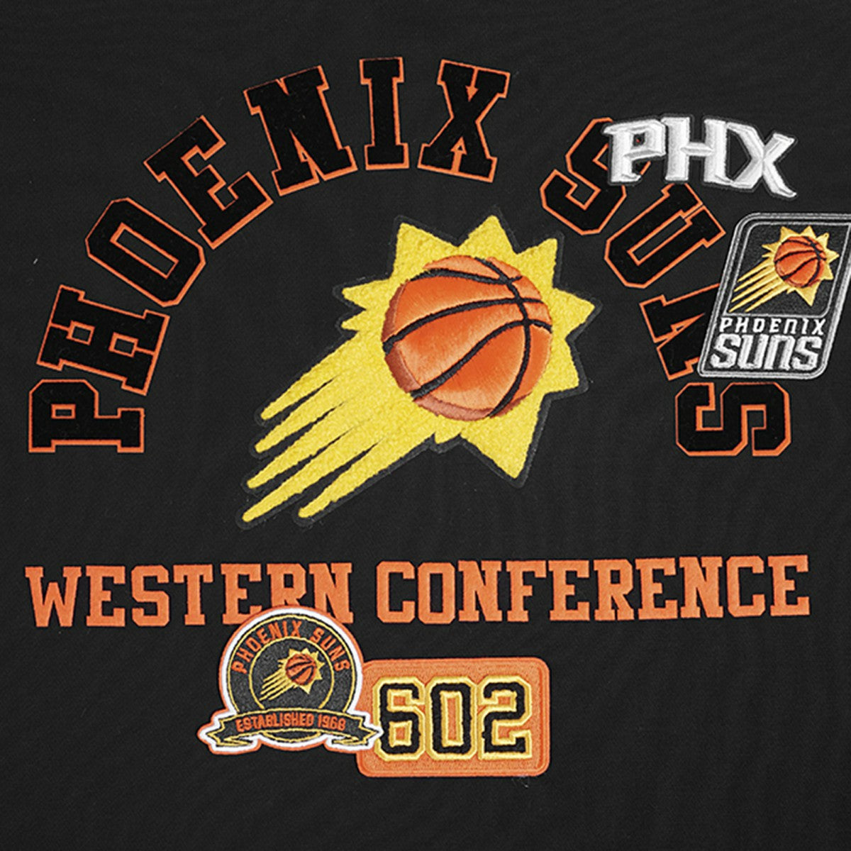 Black Phoenix Suns Pro Standard Area Code Pullover Hoodie | NBA