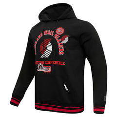 Black Portland Trail Blazers Pro Standard Area Code Pullover Hoodie | NBA