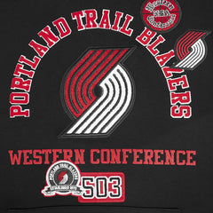 Black Portland Trail Blazers Pro Standard Area Code Pullover Hoodie | NBA