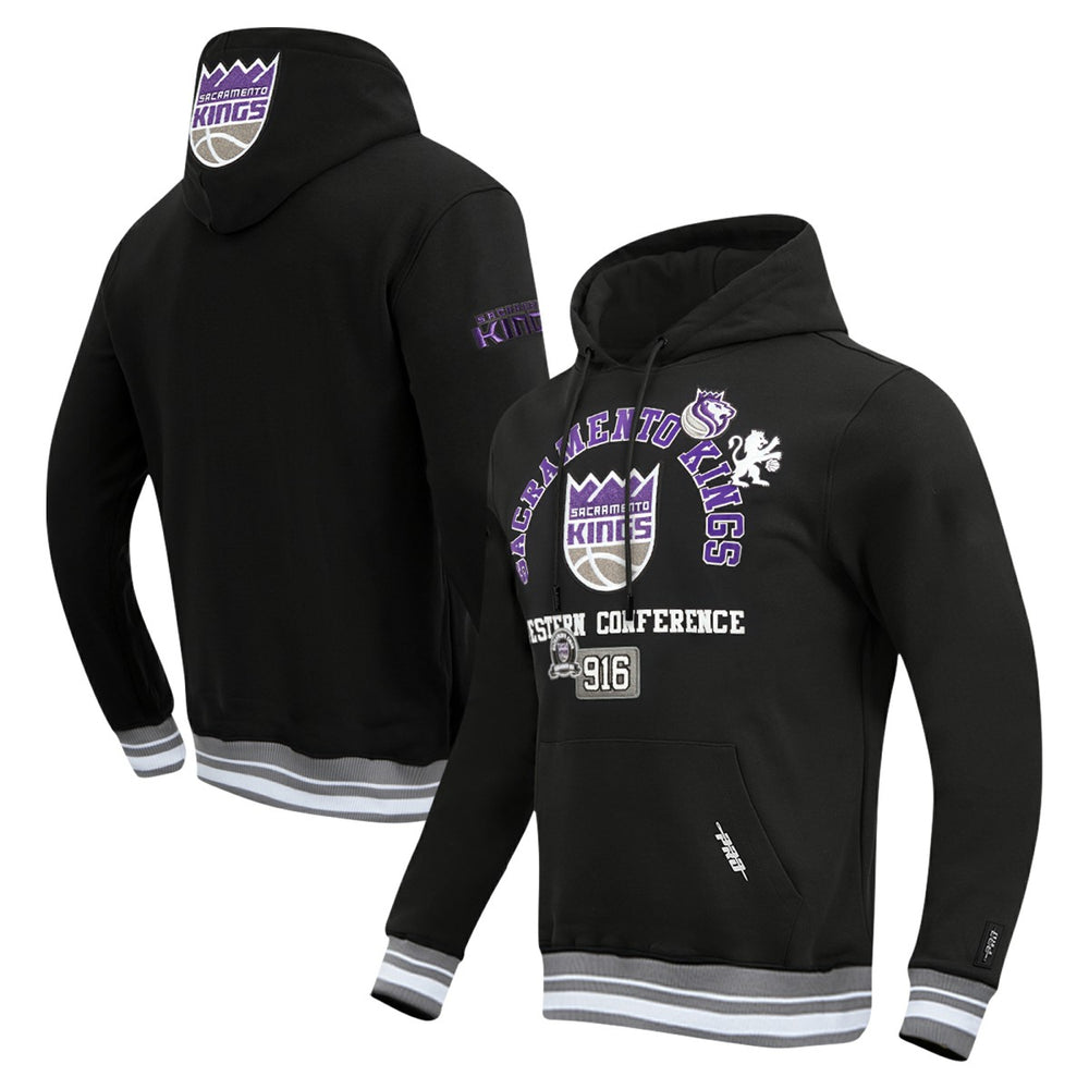 Black Sacramento Kings Pro Standard Area Code Pullover Hoodie | NBA