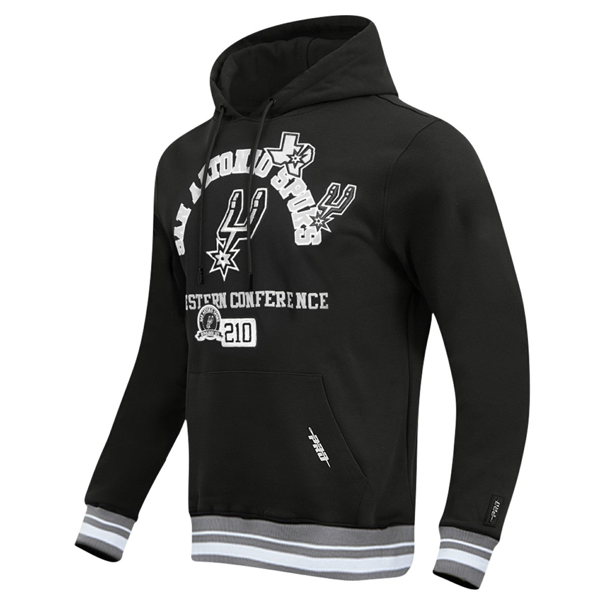 Black San Antonio Spurs Pro Standard Area Code Pullover Hoodie | NBA