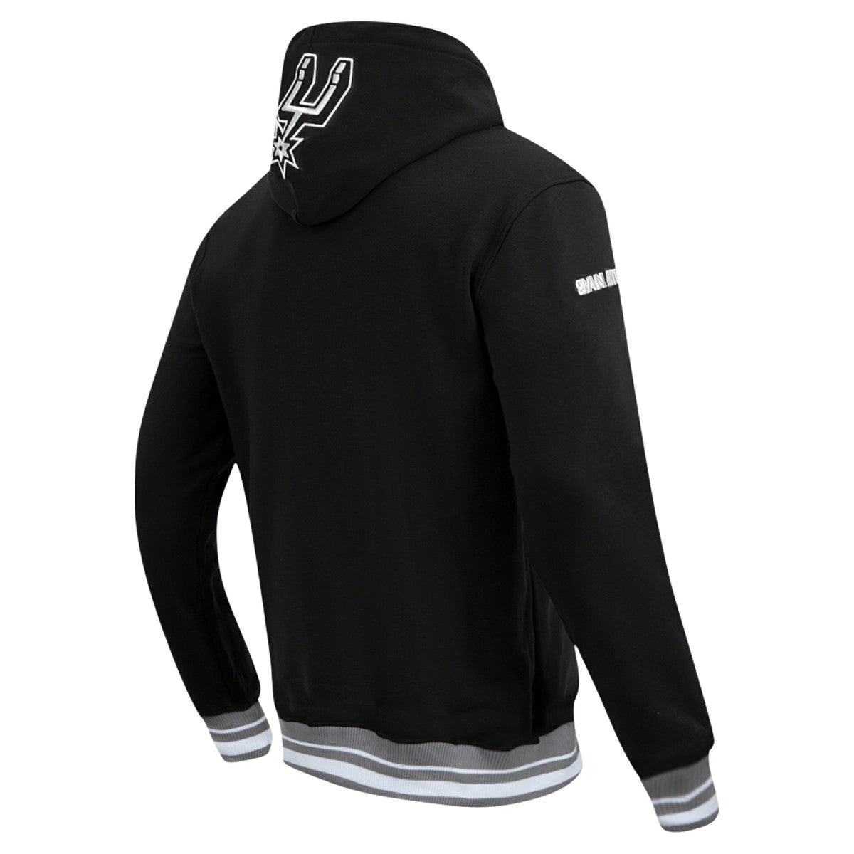 Black San Antonio Spurs Pro Standard Area Code Pullover Hoodie | NBA