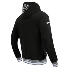 Black San Antonio Spurs Pro Standard Area Code Pullover Hoodie | NBA