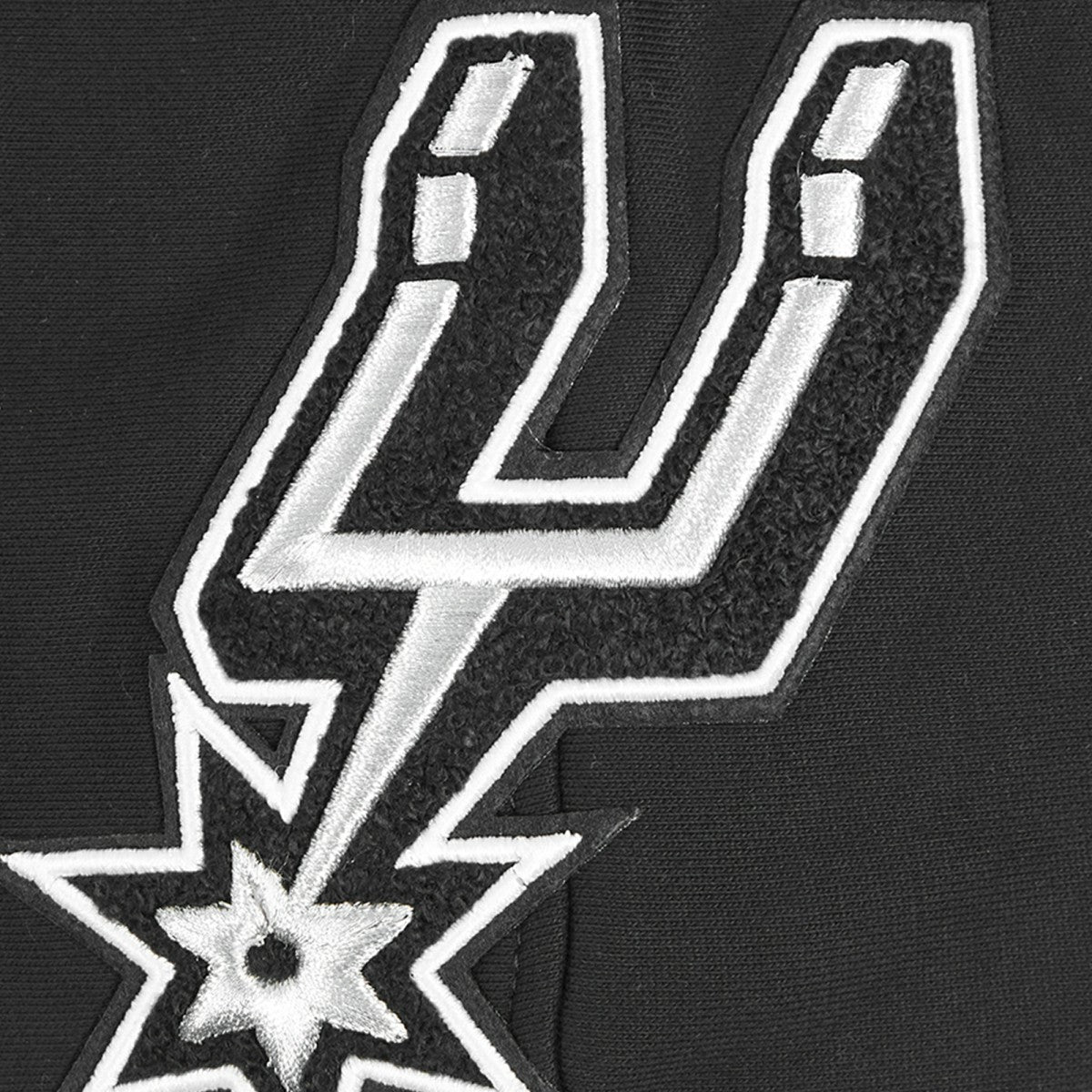 Black San Antonio Spurs Pro Standard Area Code Pullover Hoodie | NBA