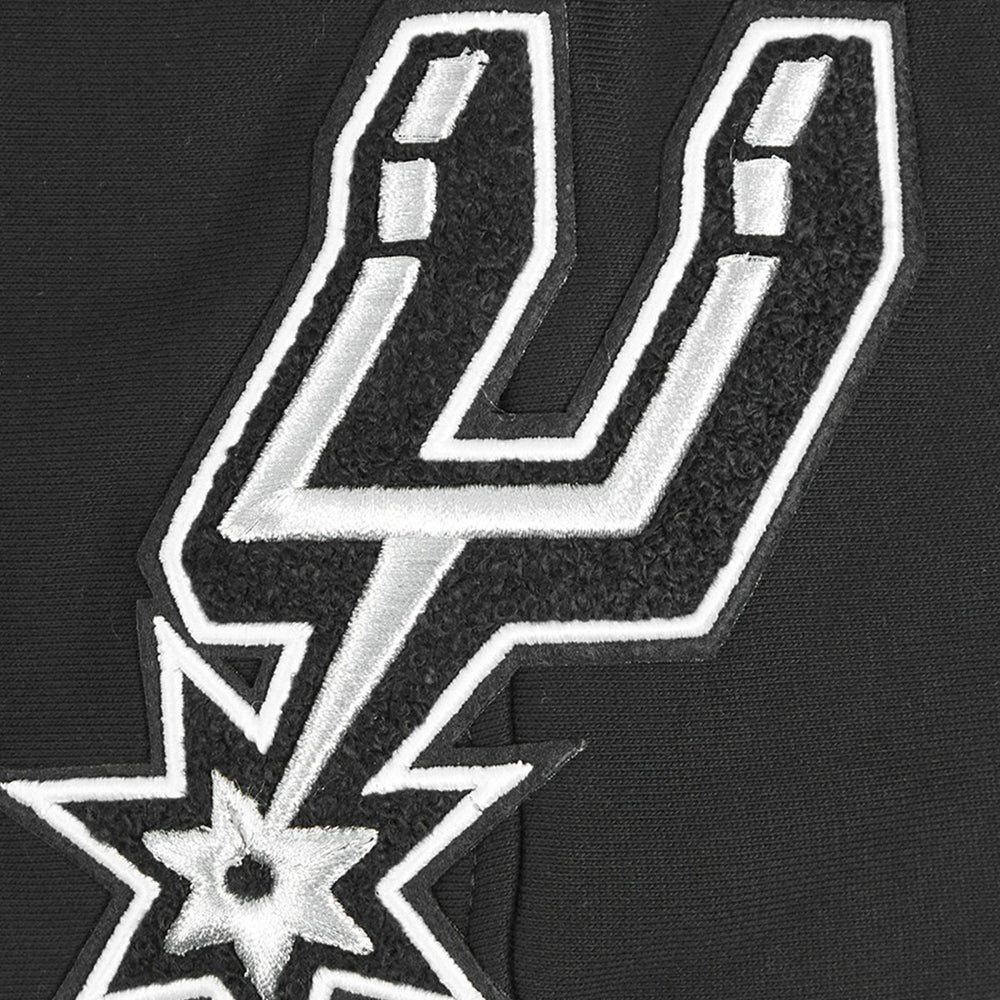 Black San Antonio Spurs Pro Standard Area Code Pullover Hoodie | NBA