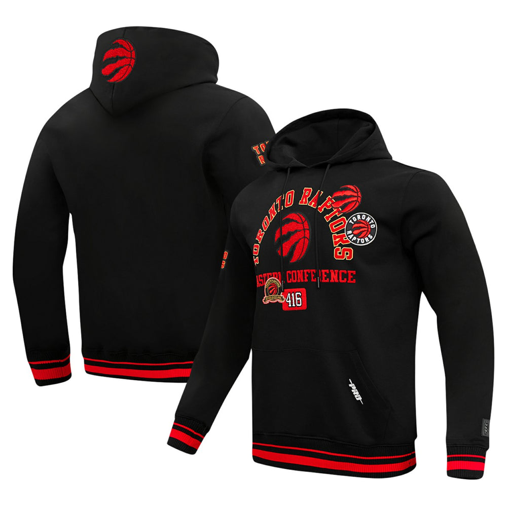 Black Toronto Raptors Pro Standard Area Code Pullover Hoodie | NBA