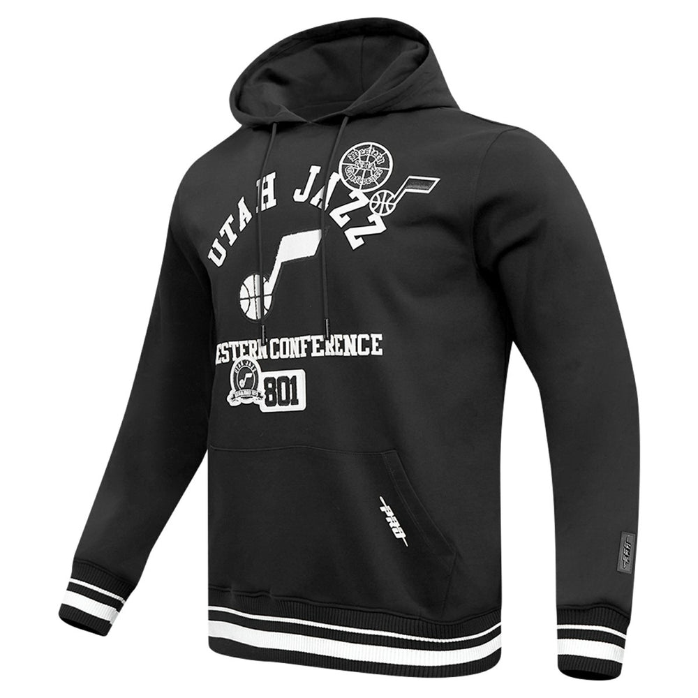 Black Utah Jazz Pro Standard Area Code Pullover Hoodie | NBA