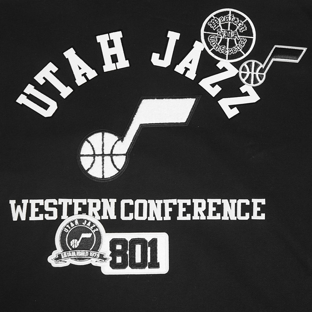 Black Utah Jazz Pro Standard Area Code Pullover Hoodie | NBA