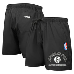 Black Brooklyn Nets Pro Standard Area Code Shorts | NBA