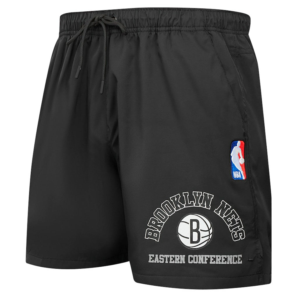 Black Brooklyn Nets Pro Standard Area Code Shorts | NBA