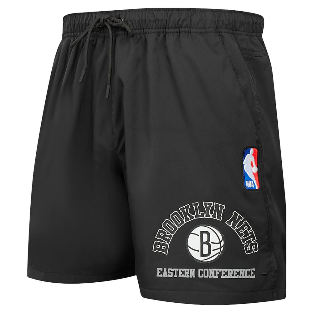 Black Brooklyn Nets Pro Standard Area Code Shorts | NBA