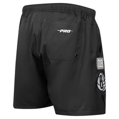 Black Brooklyn Nets Pro Standard Area Code Shorts | NBA
