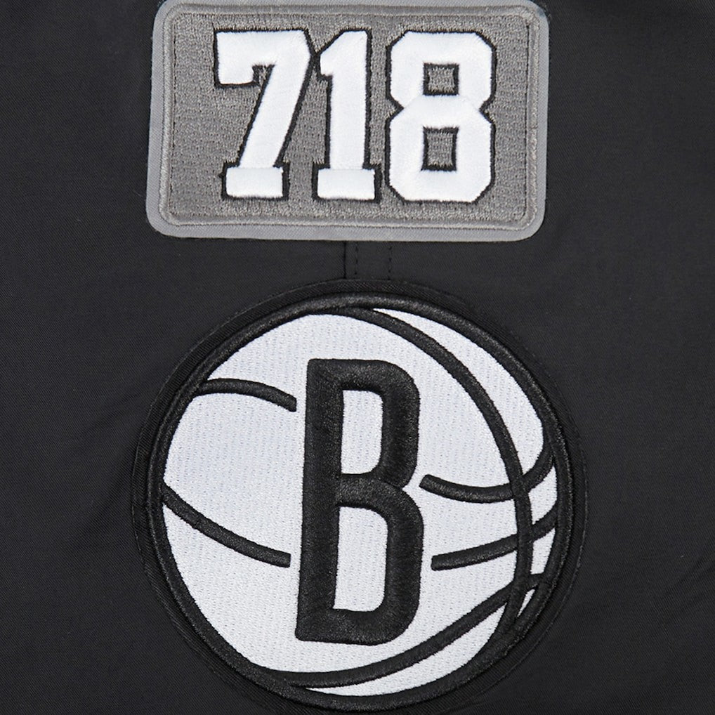 Black Brooklyn Nets Pro Standard Area Code Shorts | NBA