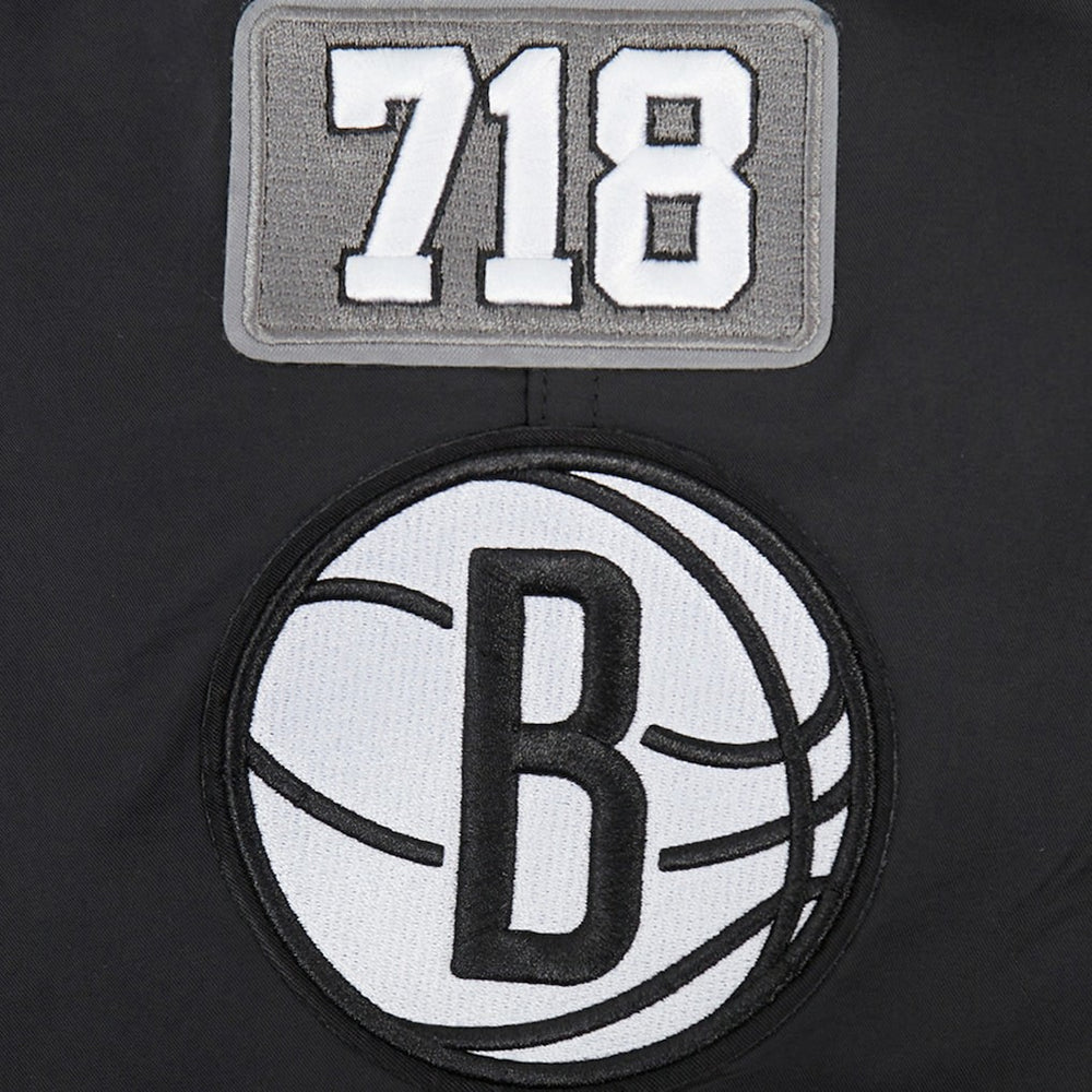 Black Brooklyn Nets Pro Standard Area Code Shorts | NBA