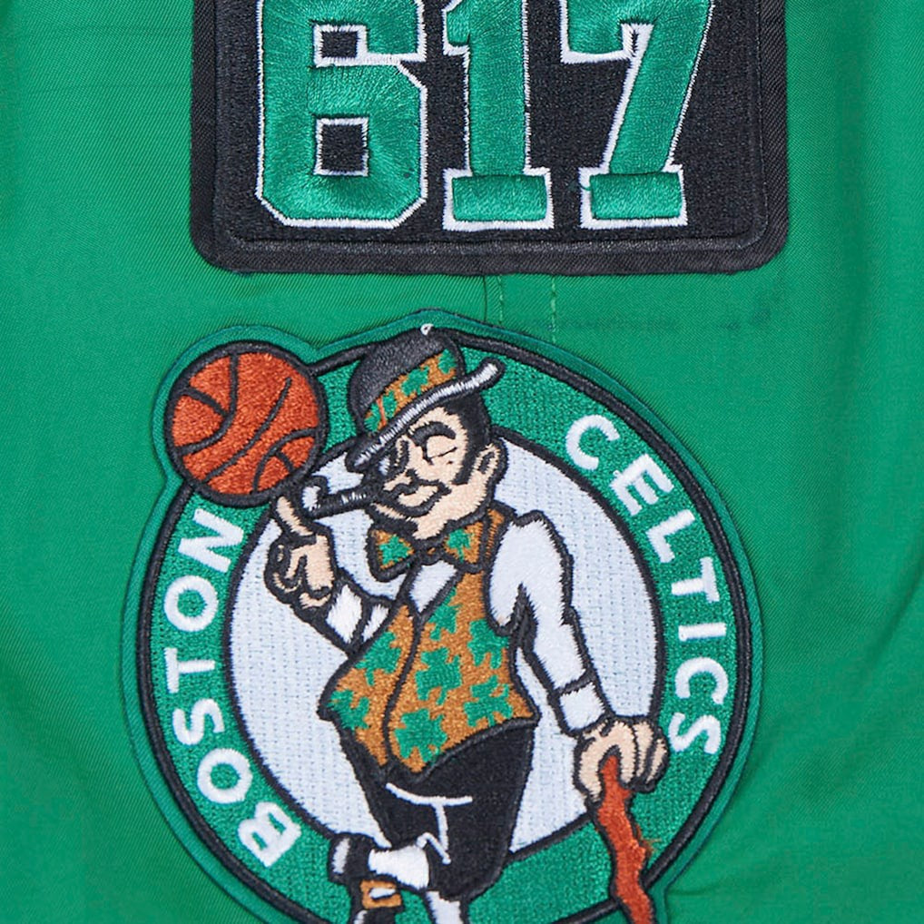 Kelly Green Boston Celtics Pro Standard Area Code Shorts | NBA
