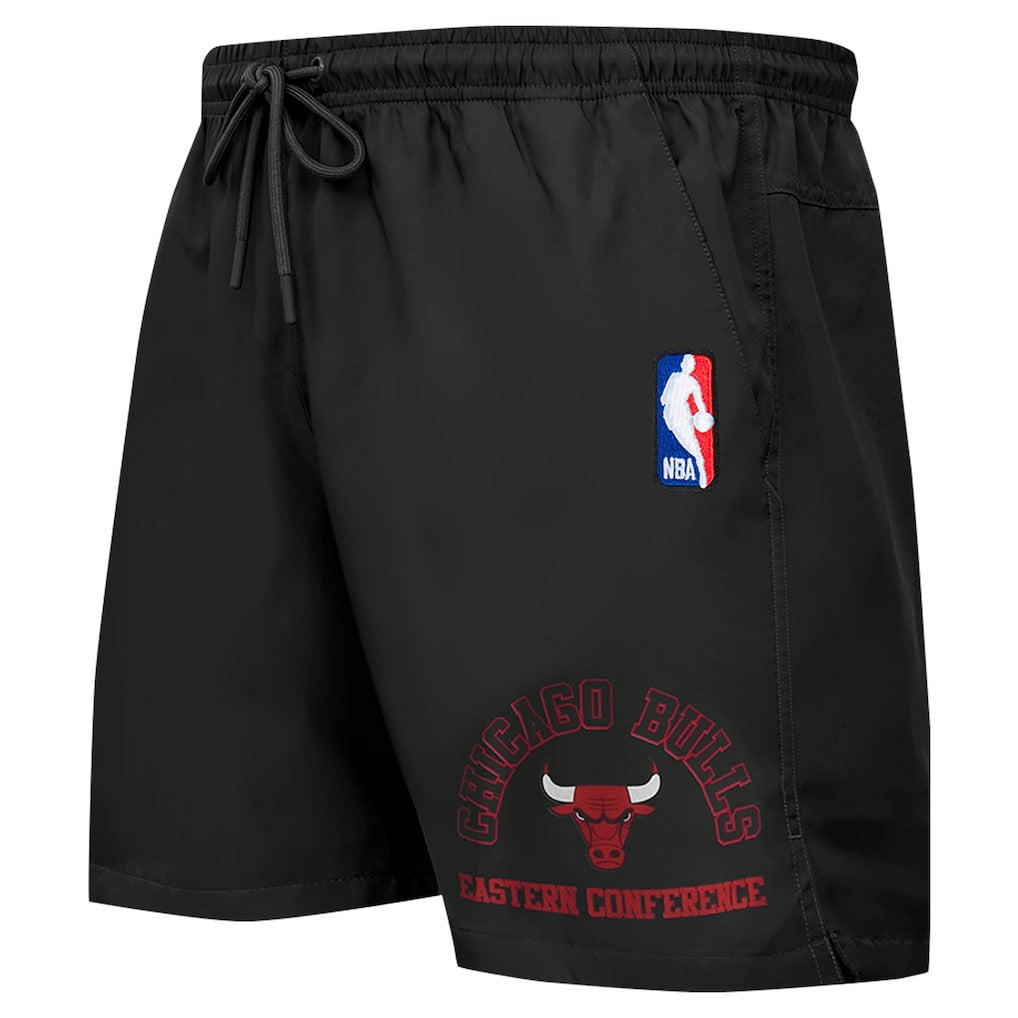 Black Chicago Bulls Pro Standard Area Code Shorts | NBA