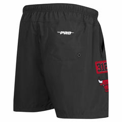 Black Chicago Bulls Pro Standard Area Code Shorts | NBA