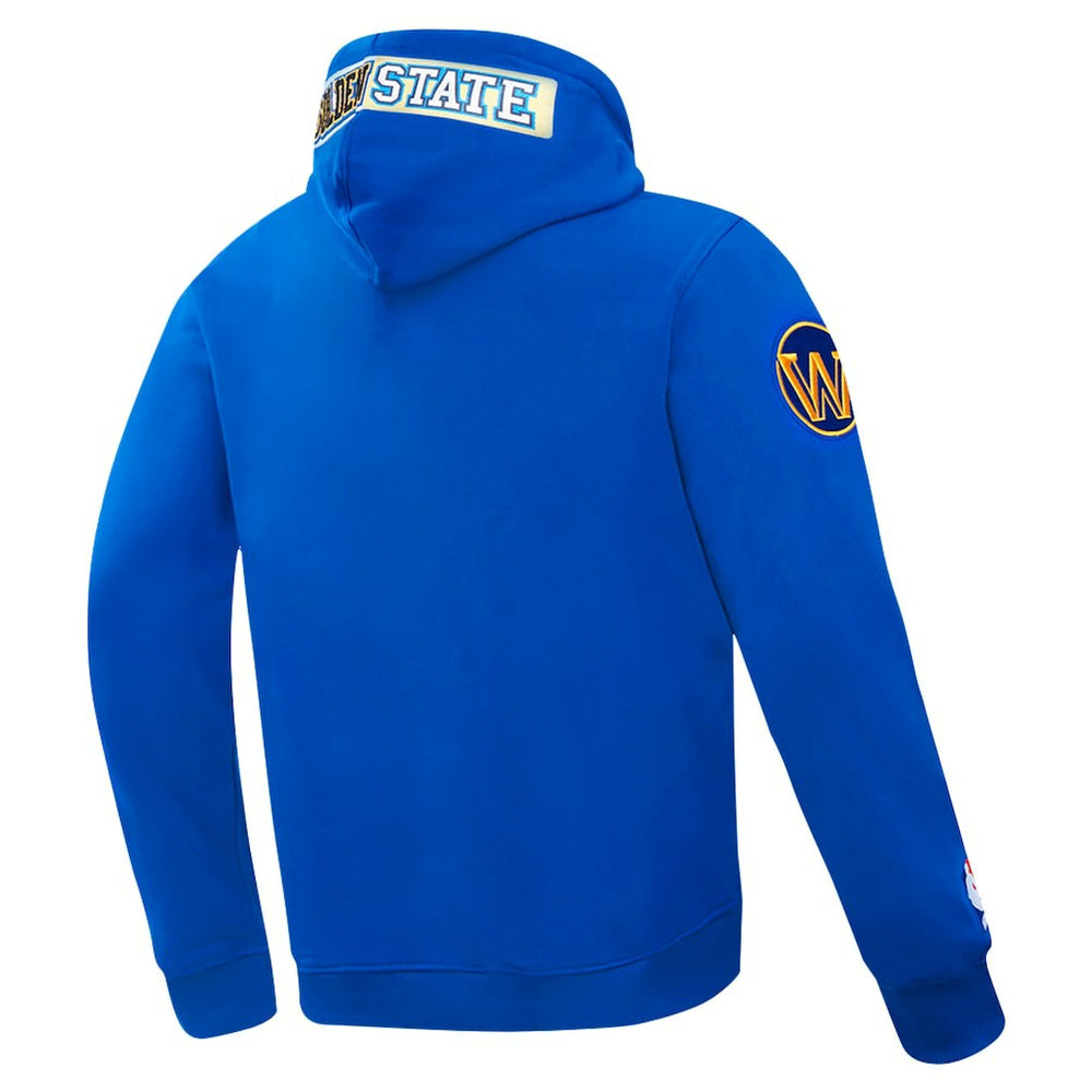 Royal Golden State Warriors Pro Standard Split Logo Pullover Hoodie sale | NBA