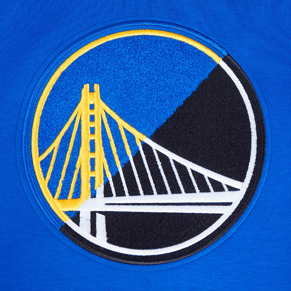 Royal Golden State Warriors Pro Standard Split Logo Pullover Hoodie sale | NBA