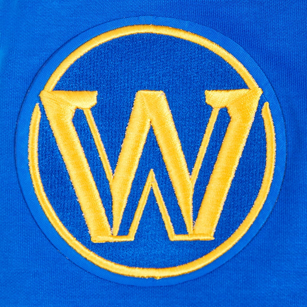 Royal Golden State Warriors Pro Standard Split Logo Pullover Hoodie sale | NBA