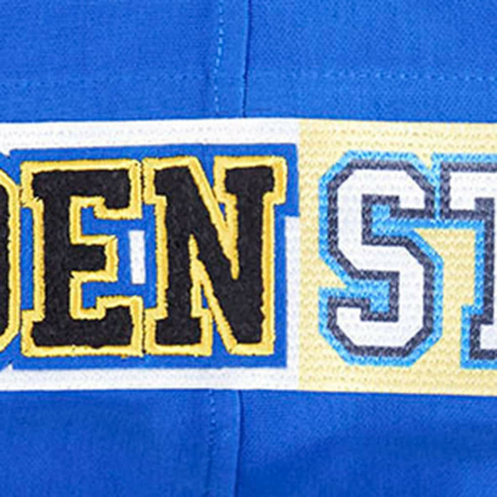 Royal Golden State Warriors Pro Standard Split Logo Pullover Hoodie sale | NBA