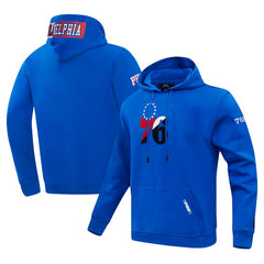 Royal Philadelphia 76ers Pro Standard Split Logo Pullover Hoodie | NBA