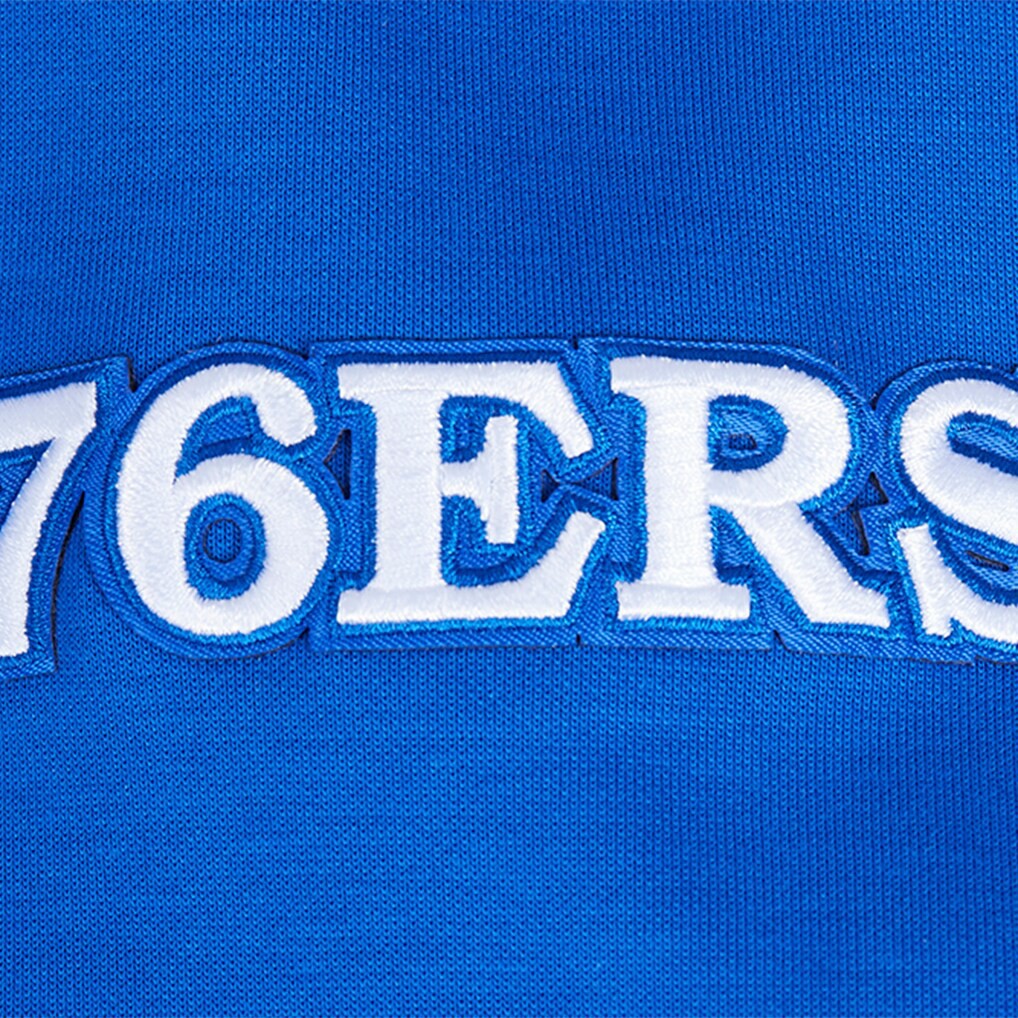 Royal Philadelphia 76ers Pro Standard Split Logo Pullover Hoodie | NBA