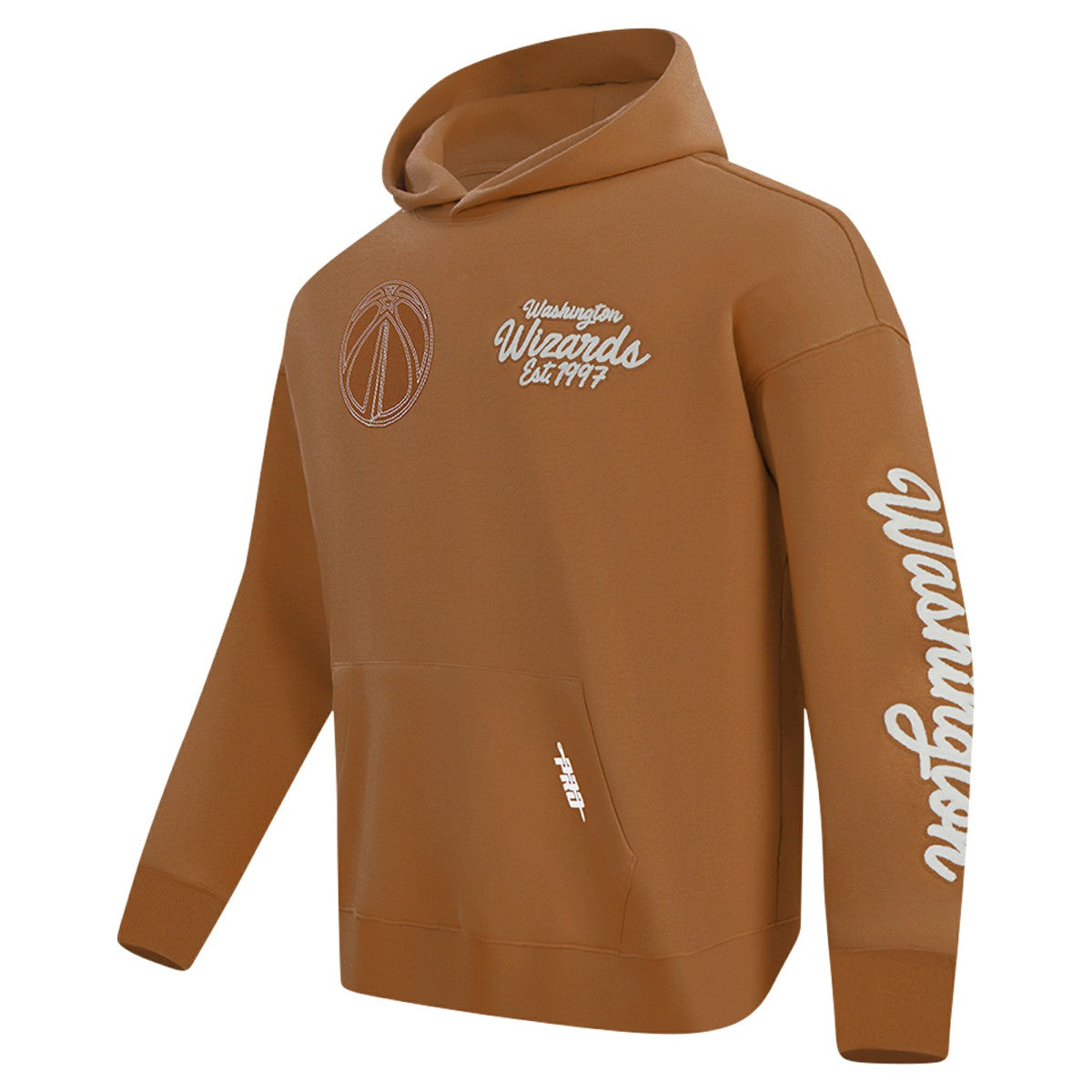 Brown Washington Wizards Pro Standard Paint the City Drop Shoulder Pullover Hoodie | NBA