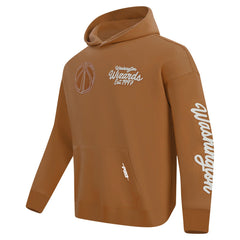 Brown Washington Wizards Pro Standard Paint the City Drop Shoulder Pullover Hoodie | NBA