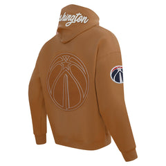 Brown Washington Wizards Pro Standard Paint the City Drop Shoulder Pullover Hoodie | NBA