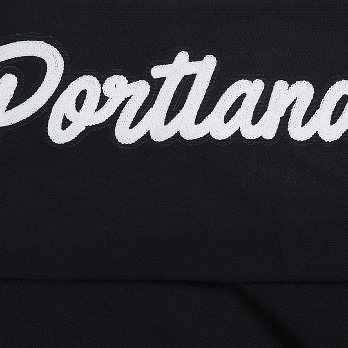 Black Portland Trail Blazers Pro Standard Paint the City Pullover Sweatshirt | NBA