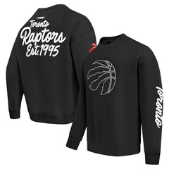 Black Toronto Raptors Pro Standard Paint the City Drop Shoulder Sweatshirt | NBA