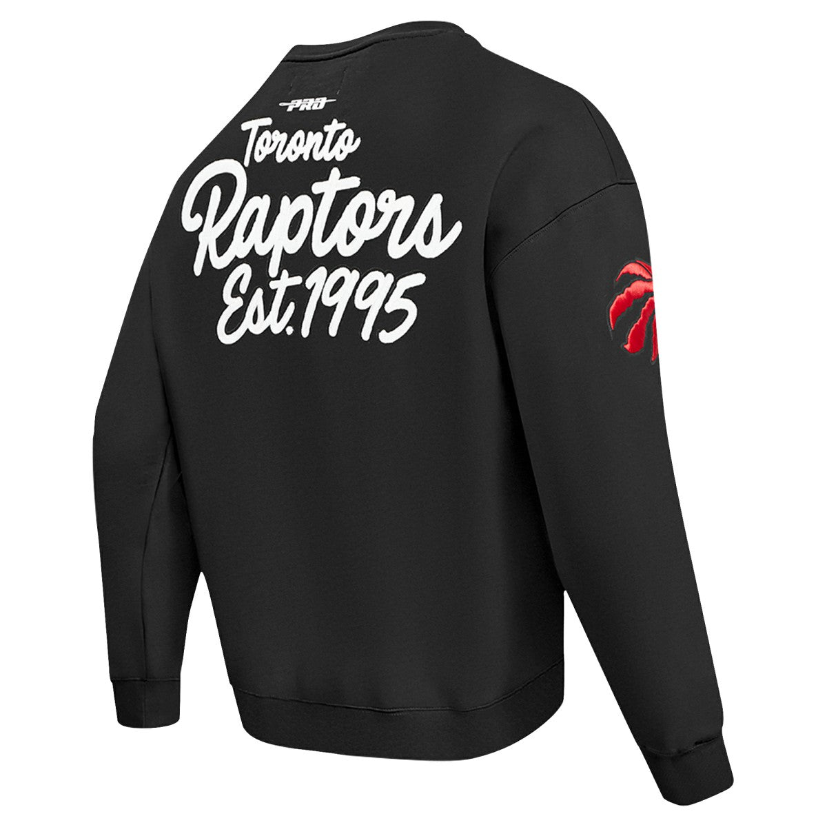Black Toronto Raptors Pro Standard Paint the City Drop Shoulder Sweatshirt | NBA